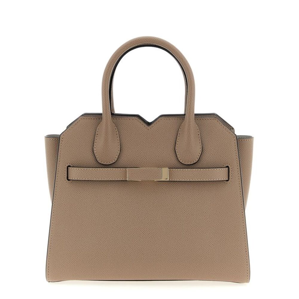 Valextra Beige Calfskin Women's Handbag